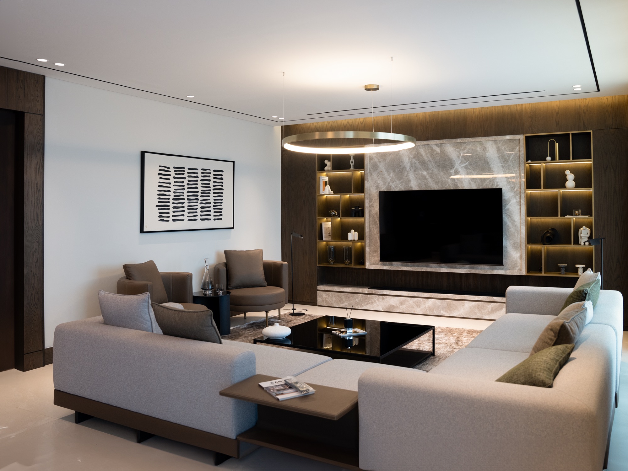 Entertainment wall